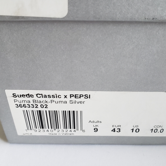 Mens Puma Suede classic "Pepsi" special edition. Mens size 9. - Picture 7 of 7